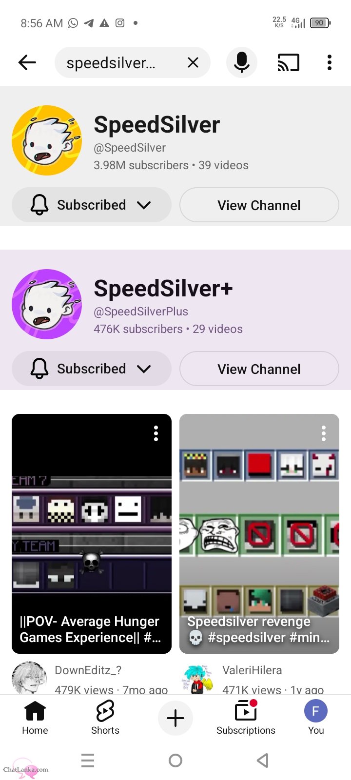 speedsilver at ChatLanka