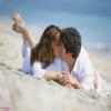 kissing in beach